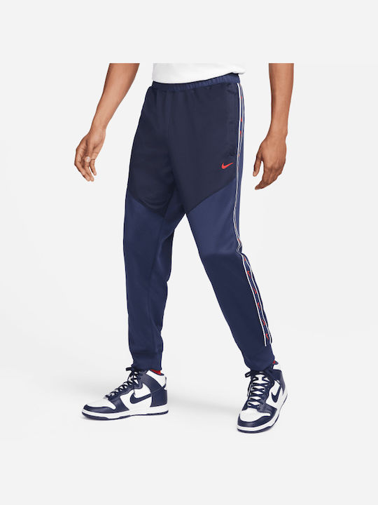 Nike Παντελόνι Φόρμας με Λάστιχο Navy Μπλε