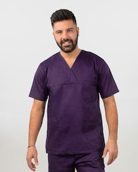 Ayo Newton Unisex Ιατρική Μπλούζα Μωβ Ayo Newton Unisex Ιατρική Μπλούζα Μωβ