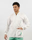 Ayo Loco Unisex Set Pantaloni și Bluza Medicală Alb din Bumbac și Poliester