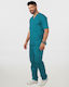 Ayo Kane Unisex Petrol Blue Pants & Blouse Set Cotton and Polyester