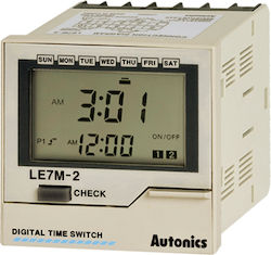 Autonics LE7M-2 Ψηφιακός Χρονοδιακόπτης Ράγας Ετήσιος με Εφεδρεία Autonics LE7M-2 Ψηφιακός Χρονοδιακόπτης Ράγας Ετήσιος με Εφεδρεία