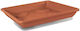 Viosarp Begonia Pot Plate Plastic Brown 25x25cm