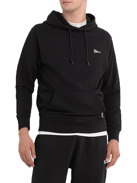 Franklin & Marshall Sweatshirt with Hood Black