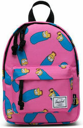 Herschel Supply Co Simpsons Marge Simpson Kindergarten School Backpack Pink L20.3xW10.8xH27.9cm