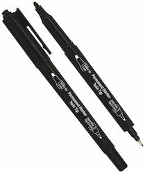 Uni Pap 58220 Ανεξίτηλος Μαρκαδόρος Μαύρος 3mm Uni Pap 58220 Ανεξίτηλος Μαρκαδόρος Μαύρος 3mm
