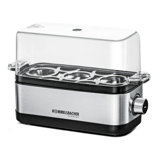 Rommelsbacher ER 300 Egg Cooker 3 Positions 300W Silver