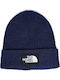 Knitted Beanie Cap Navy Blue