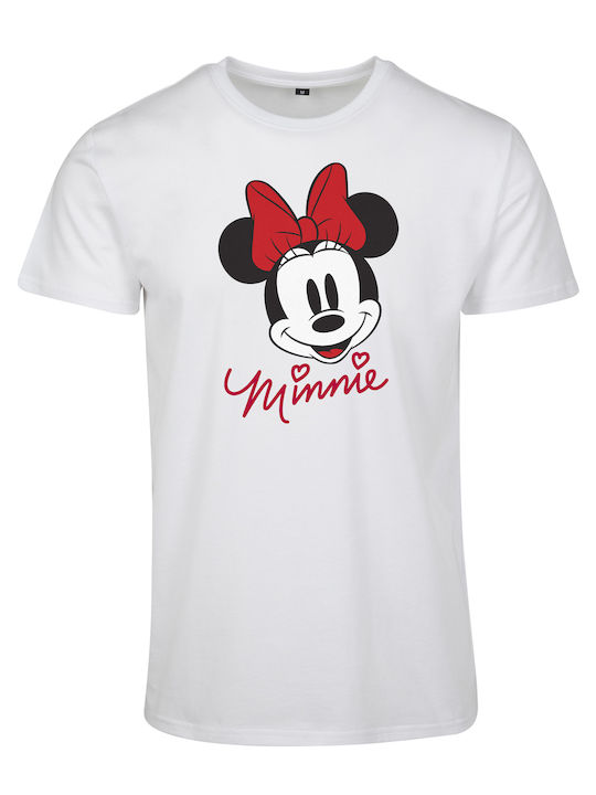 Merchcode Γυναικείο T-shirt Mickie Mouse σε Λευκό χρώμα