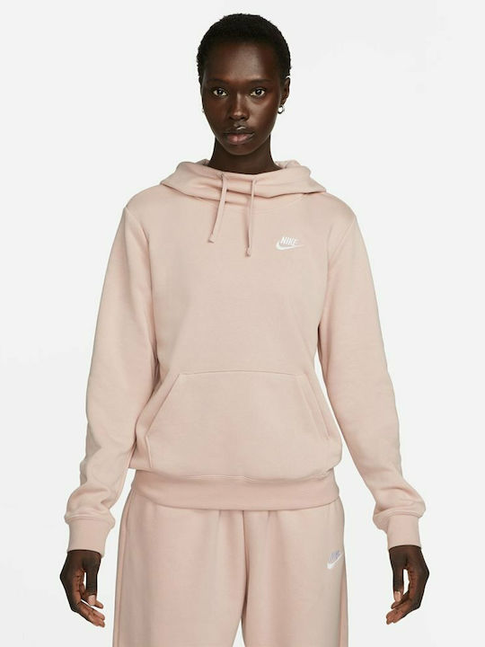 Women's Sweatshirt Hooded Pink