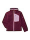 Fleece Επένδυση Παιδική Φούτερ Ζακέτα με Τσέπες Μωβ FAST TREK III