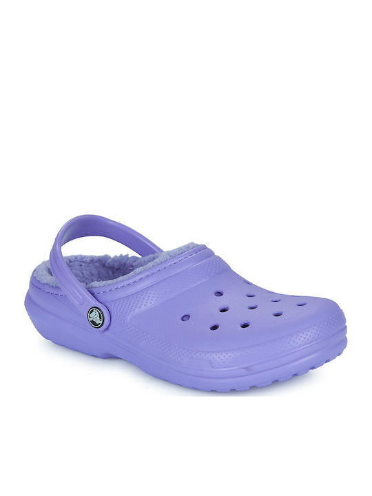 Crocs Παντόφλες Λιλά Classic Lined