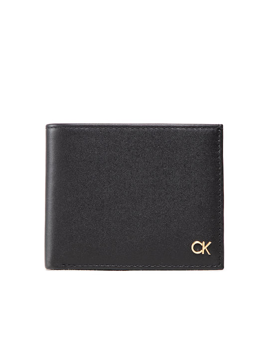 Calvin Klein Piele Portofel bărbați Negru