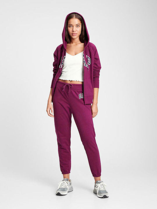 Jogginghose Jogger Vlies Lila