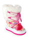 Anatomische Kinder-Schneestiefel mit Reißverschluss Weiße