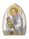 Slevori Heilige Ikone Kinder Amulett aus Silber 284029