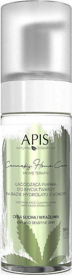 Apis Natural Cosmetics Cannabis Home Care Αφρός Καθαρισμού Προσώπου 150ml