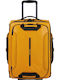 Samsonite Ecodiver Βαλίτσα Ταξιδίου Καμπίνας Υφασμάτινη Κίτρινη με 2 Ρόδες Ύψους 55εκ.