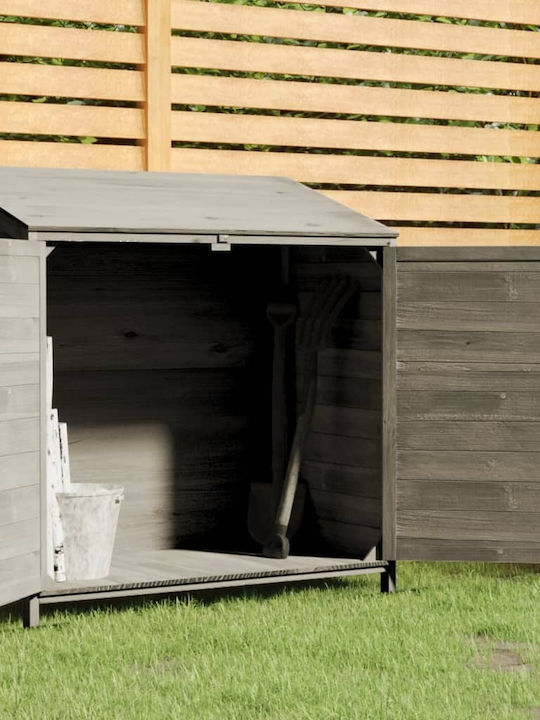 Wooden Garden Shed Anthracite L1.02xW0.52xH1.12m