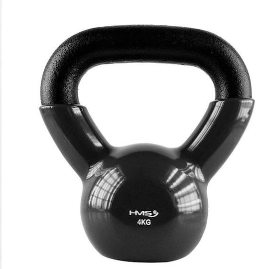 HMS KNV04 Kettlebell από Μαντέμι 4kg Μαύρο