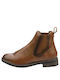 Tamaris Leder Damen Chelsea Stiefeletten Cognac