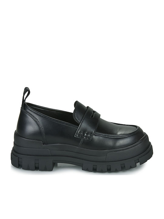 Buffalo Aspha Women's Moccasins in Black Color