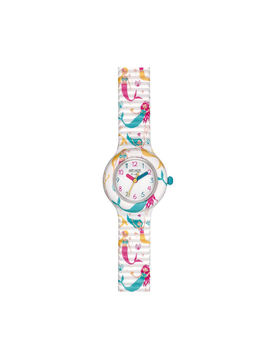 HipHop Kinderuhr 28mm Weiß