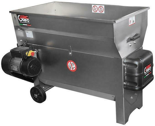 Grifo Elektrisch Traubendestemmer & Crusher mit Separator und Pumpe für eine Produktion von bis zu 3000 kg/h