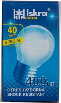 Iskra Speziallampe 40W für Fassung E27