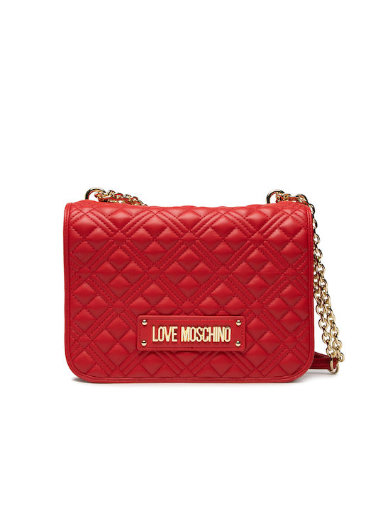 Moschino Damen Umschlagtasche Rot