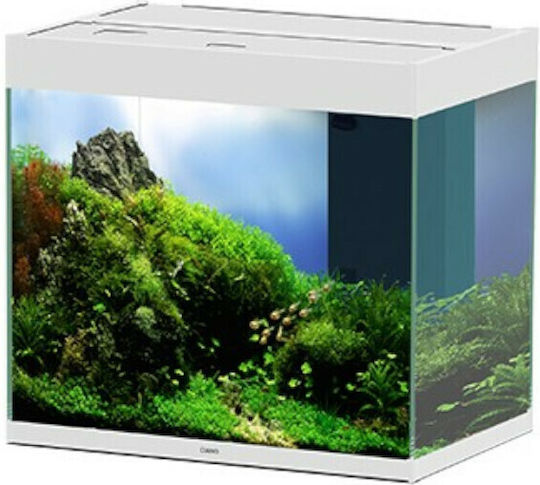 Ciano Emotions Pro 60 Fish Aquarium Capacity 108lt with Lighting, Filter and 61.2x40.2x56cm White