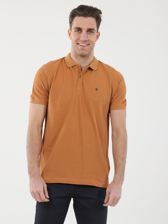 Polo Short Sleeve Blouse Brown