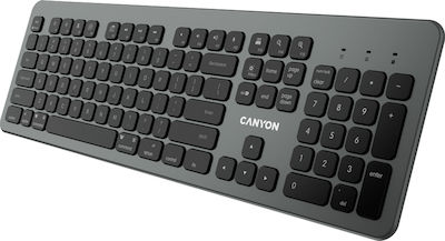 Canyon BK-10 Fără fir Bluetooth Doar tastatura Engleză US