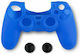 Spartan Gear und Daumengriffe für Controller PS4 Blau