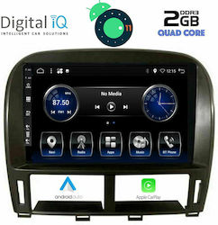 Digital IQ Car Audio System for Jaguar XF Lexus LS / LX LS 430 / XF 430 2000-2006 (Bluetooth/USB/WiFi/GPS/Apple-Carplay) with Touch Screen 9"