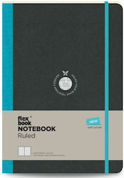 The Writing Fields 21000 Carnet Cu dungi Turcoaz