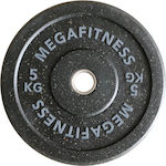 MegaFitness Hi Temp Bumber Scheibenset Olympischen Typs Metall 1 x 5kg Φ50mm