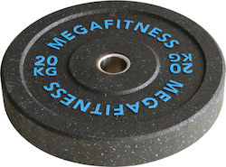 MegaFitness Hi Temp Bumber Δίσκος Ολυμπιακού Τύπου Μεταλλικός 1 x 20kg Φ50mm