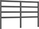 vidaXL Wooden Bed Headboard Gray 166x100cm