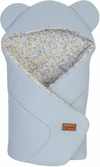 Tesoro (Baby) Blanket Stroller Blue Waffle