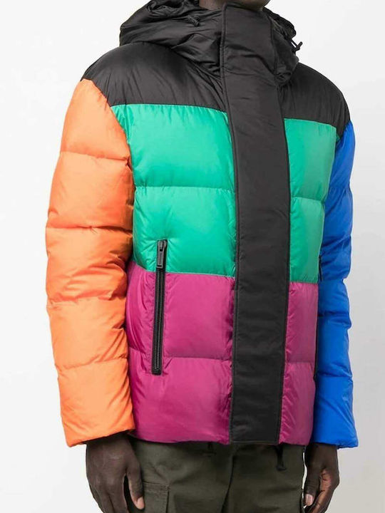 Dsquared2 Χειμωνιάτικο Μπουφάν Puffer Green/Ora...