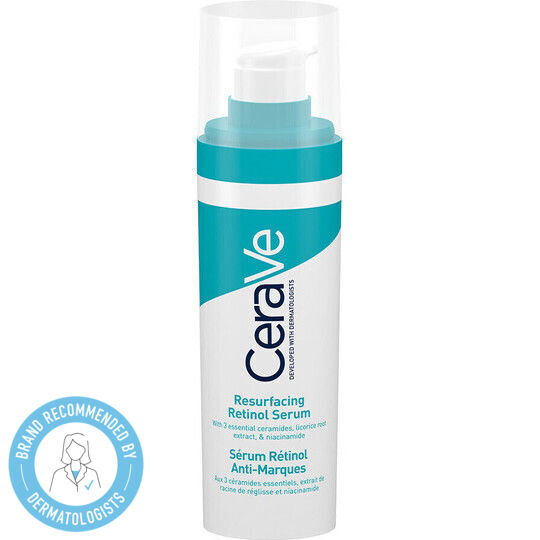 CeraVe Resurfacing Retinol Αντιγηραντικό Serum Προσώπου με Ρετινόλη & Νιασιναμίδη για Λεύκανση & Ακμή 30ml