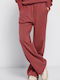 Funky Buddha Pantaloni de trening pentru femei Dusty Rose