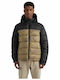 Χειμωνιάτικο Μπουφάν Puffer Black/Beige