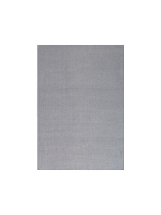 HomeMarkt Semele Rug Rectangular with Fringes Light Grey