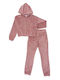Kids Sweatpants Set Pink 2pcs