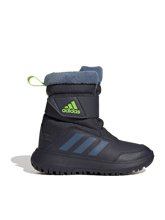Winterplay Kids Snow Boots with Velcro Navy Blue
