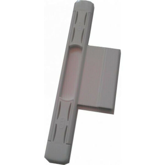 Cal Doublex Oval Încuietoare pentru Uși Glisante din Aluminiu Albă