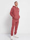 Hoodie with Dusty Rose Colour
