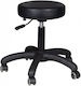 Activeshop Nero 303-2 Wheeled Stool Black
