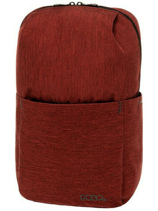 Polo Airy Schulranzen Rucksack Junior High-High School in Burgundisch Farbe 20Es